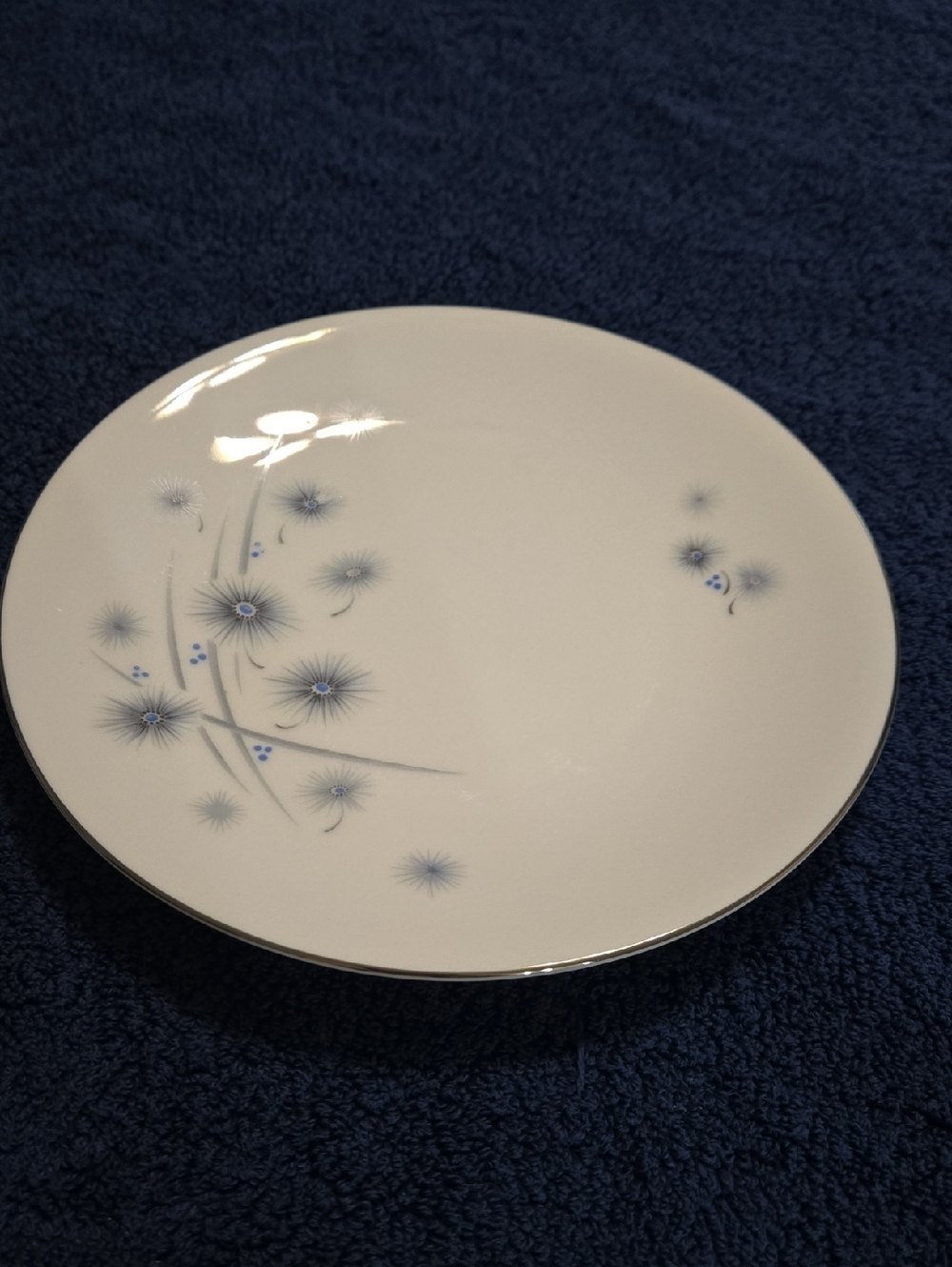 Vintage Starflower Dinner Plate 8" By Harmony House Fine China Made In Japan